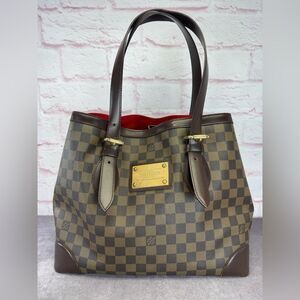 Louis Vuitton Hampstead MM Gamier Brown Tote Bag